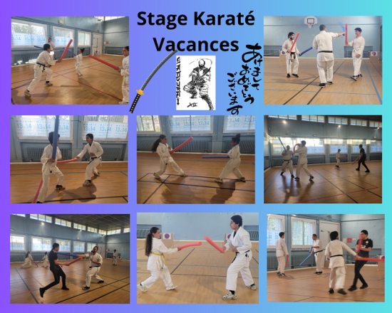 Samourai 13 stage karate vacances